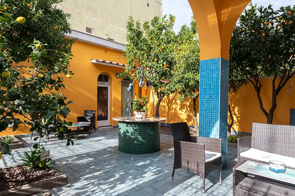 il patio della Casa di Bianca