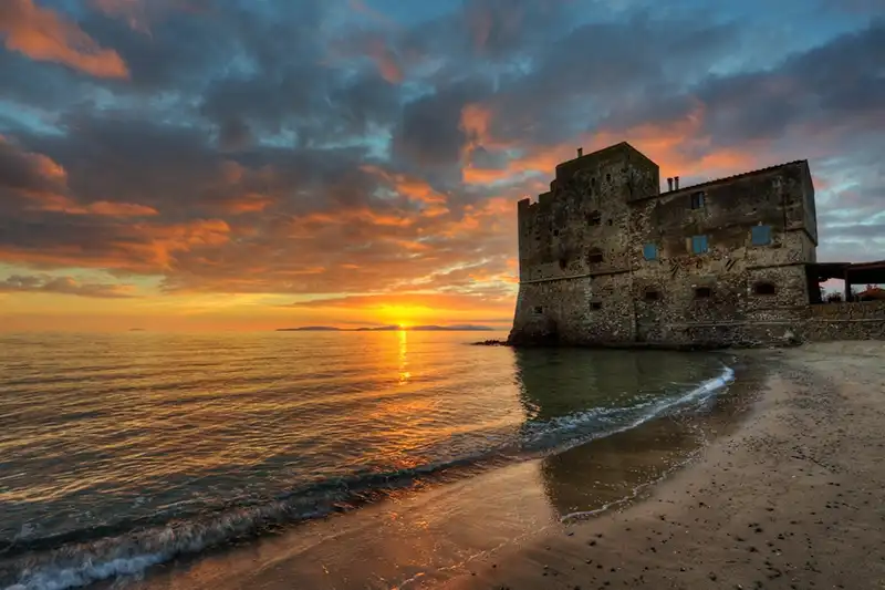 Torre Mozza tramonto invernale